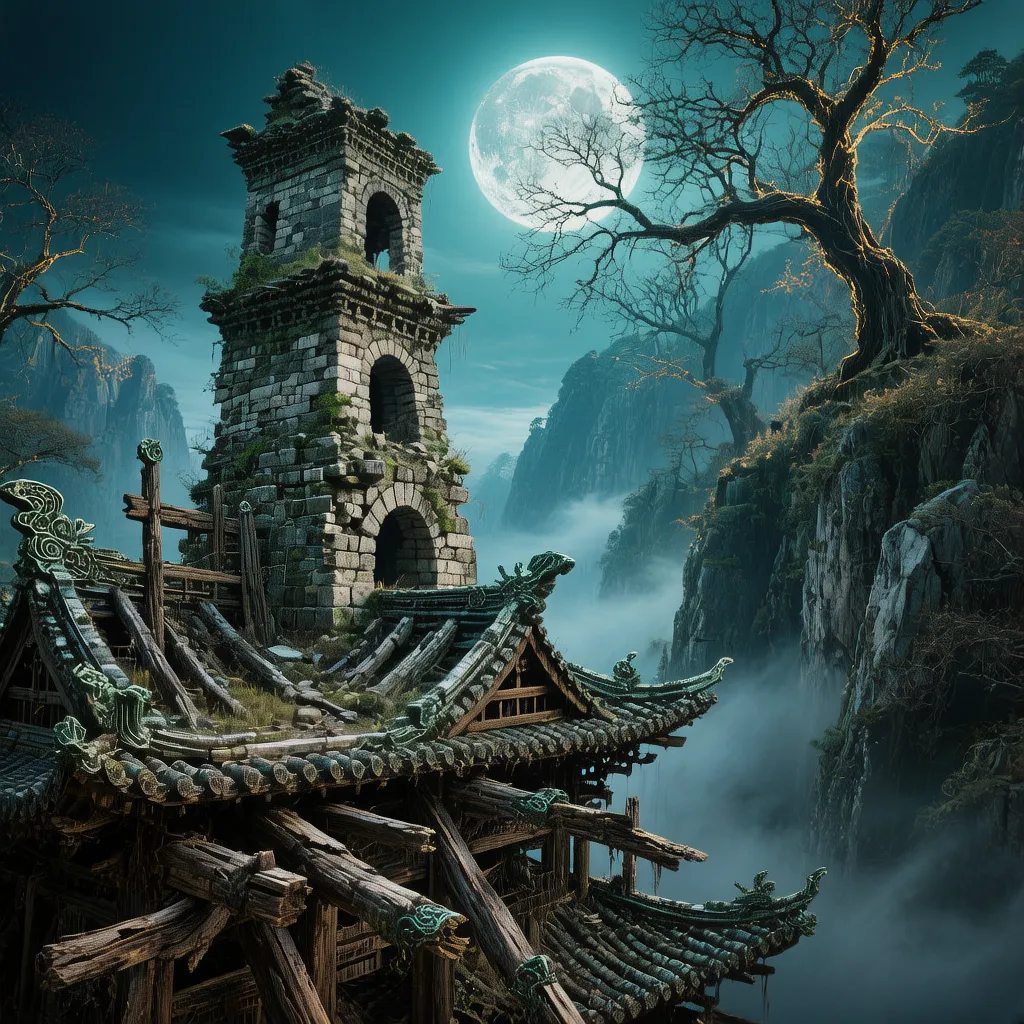 巴蜀古遗迹概念图